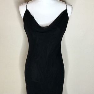 A.B.S. by Allen Schwartz petite black slip dress